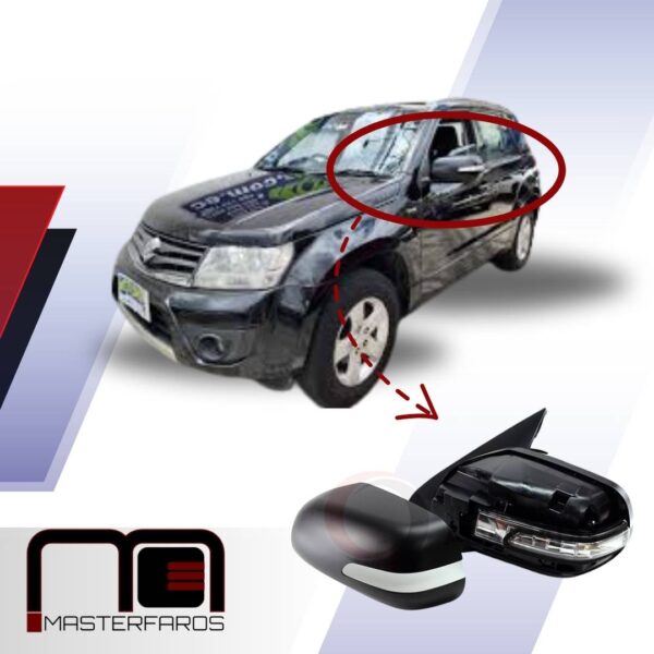ESPEJO EXTERIOR CHEVROLET GRAND VITARA SZ NEX 2015/2019 C/LUZ LH