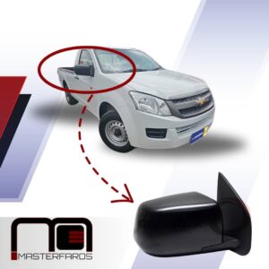 ESPEJO EXTERIOR CHEVROLET LUV D-MAX 2014 NEG RH