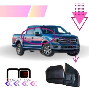 ESPEJO EXTERIOR ELECTRICO FORD F-150 2015/2020 NEG RH