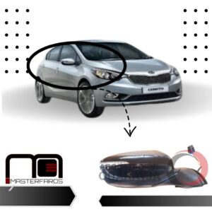 ESPEJO EXTERIOR ELECTRICO KIA CERATO R 2015/2019 C/LUZ RH