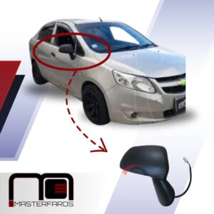 ESPEJO EXTERIOR CHEVROLET SAIL 2012/2017 NEG RH