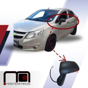 ESPEJO EXTERIOR CHEVROLET SAIL 2012/2017 NEG LH