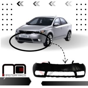 GUARDACHOQUE KIA CERATO FORTE 2010/2013 NEG C/H NEB