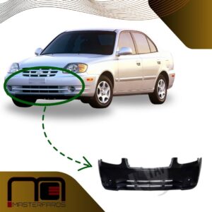 GUARDACHOQUE HYUNDAI ACCENT VERNA 4P 2003/2005 NEG S/H