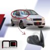 ESPEJO EXTERIOR CHEVROLET AVEO EMOTION 2008/2018 NEG RH
