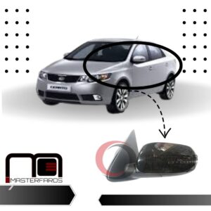 ESPEJO EXTERIOR ELECTRICO KIA CERATO FORTE 2010/2019 C/LUZ LH