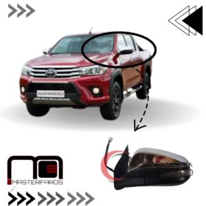ESPEJO EXTERIOR ELECTRICO TOYOTA HILUX 2016 NIQ C/LUZ LH