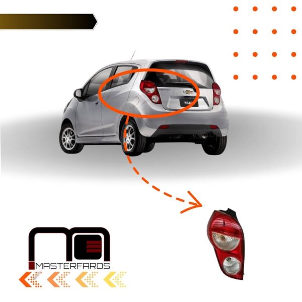 FARO POSTERIOR CHEVROLET SPARK GT 2014/2018 LH